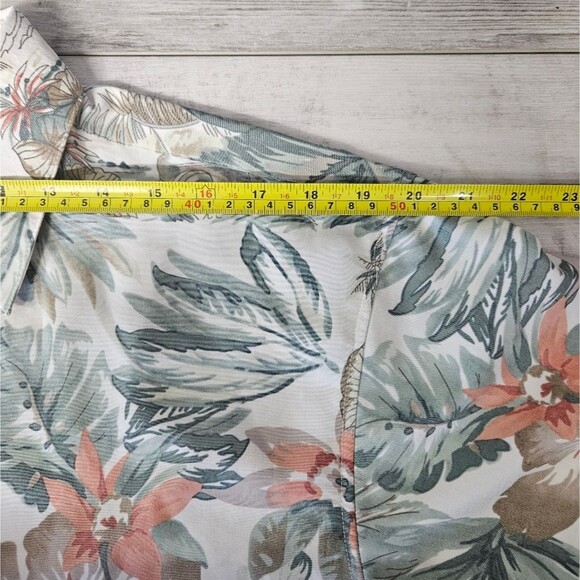 Marti Kat Button Up Short Sleeve Shirt Mens XL Modal Blend Caribbean Cruise Wear - Picture 3 of 12